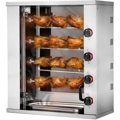 GGM Gastro - Elektrische kippen grill - 8,8 kW - Draaispiezen GGM Gastro - Elektrische kippen grill - 8,8 kW - Draaispiezen