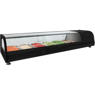GGM Gastro - Koelvitrine PREMIUM - 1395x400mm - 6x GN 1/3 GGM Gastro - Koelvitrine PREMIUM - 1395x400mm - 6x GN 1/3