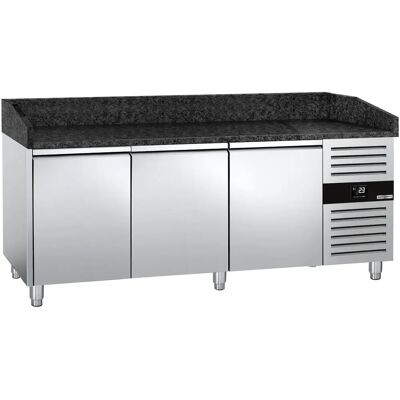 GGM Gastro - Model niet gespecificeerd - Zilver/Zwart - Koelwerkbank voor pizza GGM Gastro - Model niet gespecificeerd - Zilver/Zwart - Koelwerkbank voor pizza