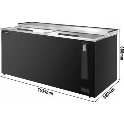 GGM Gastro - FKTH577 - 577 L - Zwart - Flessenkoelkast GGM Gastro - FKTH577 - 577 L - Zwart - Flessenkoelkast