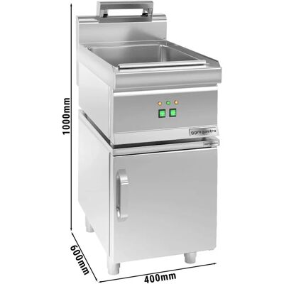 GGM GASTRO 1,17 kW Friteuse - RVS - Dubbellaagse bodem - CE-markering GGM GASTRO 1,17 kW Friteuse - RVS - Dubbellaagse bodem - CE-markering