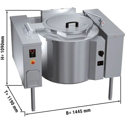 GGM Gastro - Chaudière à gaz basculante - 150 L - 21 kW - Indirect GGM Gastro - Chaudière à gaz basculante - 150 L - 21 kW - Indirect
