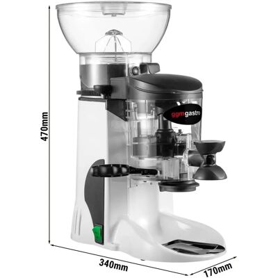 GGM Gastro - Koffiemolen - 1kg - Wit - 270W - Professioneel GGM Gastro - Koffiemolen - 1kg - Wit - 270W - Professioneel