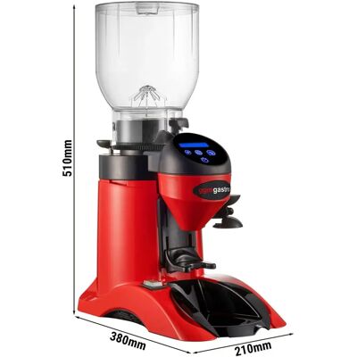 GGM Gastro - Koffiemolen - Rood - 2kg GGM Gastro - Koffiemolen - Rood - 2kg