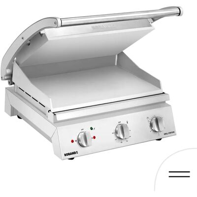 GGM Gastro - ROBAND Contactgrill - Premium, 375x275mm, Zilver, 2,2kW - Professionele contactgrill GGM Gastro - ROBAND Contactgrill - Premium, 375x275mm, Zilver, 2,2kW - Professionele contactgrill