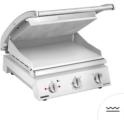 GGM Gastro ROBAND Contactgrill - Verstelbare temperatuur - 375x275mm GGM Gastro ROBAND Contactgrill - Verstelbare temperatuur - 375x275mm