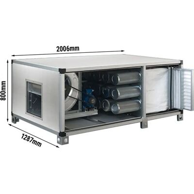 GGM Gastro - Luchtzuiveringssysteem - 8400 m³ - Actieve koolstoffilter - Zilver GGM Gastro - Luchtzuiveringssysteem - 8400 m³ - Actieve koolstoffilter - Zilver