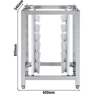 GGM Gastro - HV580-6 & HV580-2 - Zilver - Ovenstand GGM Gastro - HV580-6 & HV580-2 - Zilver - Ovenstand