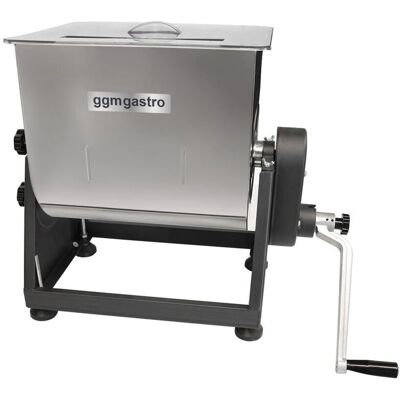 GGM GASTRO - Vleesmolen - 28L 25kg - Handmatig - Zilver GGM GASTRO - Vleesmolen - 28L 25kg - Handmatig - Zilver