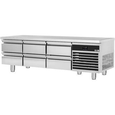 GGM GASTRO Premium koel onderkast - 2000mm - 210 liter - 6 lades GGM GASTRO Premium koel onderkast - 2000mm - 210 liter - 6 lades