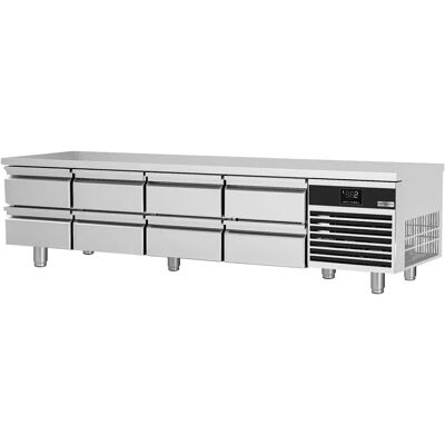 GGM Gastro - Koelonderbouw - 2400mm, 310L, 8 laden GGM Gastro - Koelonderbouw - 2400mm, 310L, 8 laden