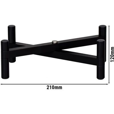 GGM Gastro - Buffetstandaard - 120mm - Black - Buffet stand GGM Gastro - Buffetstandaard - 120mm - Black - Buffet stand
