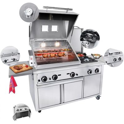 GGM Gastro Grillstation - Hoge Kwaliteit BBQ Keuken - RVS GGM Gastro Grillstation - Hoge Kwaliteit BBQ Keuken - RVS