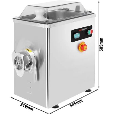 GGM Gastro - Vleesmolen - Zilver - 400kg/h - 1,5 kW GGM Gastro - Vleesmolen - Zilver - 400kg/h - 1,5 kW