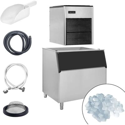 GGM Gastro - IJsblokjesmachine - Nugget - 335 kg/24h - Ijsopslagbak inbegrepen GGM Gastro - IJsblokjesmachine - Nugget - 335 kg/24h - Ijsopslagbak inbegrepen