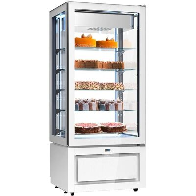 GGM GASTRO Panorama - 457L - 800mm - Wit - Koelvitrine GGM GASTRO Panorama - 457L - 800mm - Wit - Koelvitrine