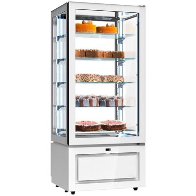 GGM GASTRO - Panorama vitrine - Wit - 457 liter - 800mm GGM GASTRO - Panorama vitrine - Wit - 457 liter - 800mm