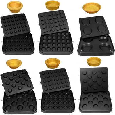 GGM Gastro - Ronde bakplaten - 6 stuks - Non-stick - 480mm GGM Gastro - Ronde bakplaten - 6 stuks - Non-stick - 480mm