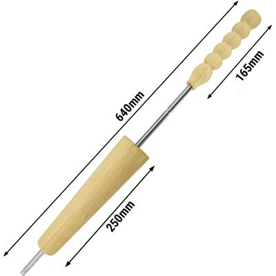 GGM Gastro - BSMNP16 - Geel - 640 mm - Rollen voor Baumstriezel-machine GGM Gastro - BSMNP16 - Geel - 640 mm - Rollen voor Baumstriezel-machine