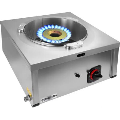 GGM Gastro Crêpe Bakplaat op Gas - 7 Pannen Zilver GGM Gastro Crêpe Bakplaat op Gas - 7 Pannen Zilver