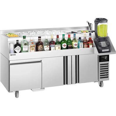 Roestvrij Stalen Koeltafel GGM Gastro - 1600x600mm - 235L - Zilver Roestvrij Stalen Koeltafel GGM Gastro - 1600x600mm - 235L - Zilver