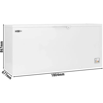 GGM Gastro Vrieskist 1800mm 534 Liter Kunststof Deksel Scheidingswand Inbegrepen GGM Gastro Vrieskist 1800mm 534 Liter Kunststof Deksel Scheidingswand Inbegrepen