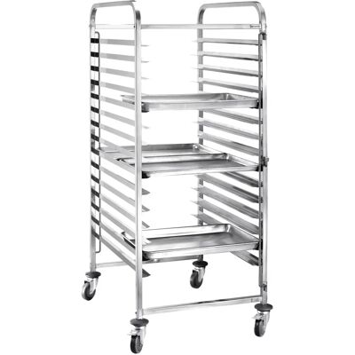 GGM Gastro - TWH1564N - 60x40 cm - Zilver - Serving trolley GGM Gastro - TWH1564N - 60x40 cm - Zilver - Serving trolley