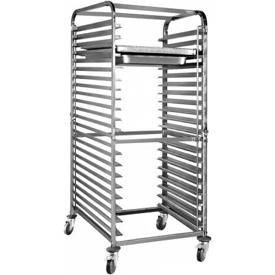 GGM Gastro - Chariot à plateaux - 18x GN1/1 EN 60x40 - Zilver - Tray trolley GGM Gastro - Chariot à plateaux - 18x GN1/1 EN 60x40 - Zilver - Tray trolley