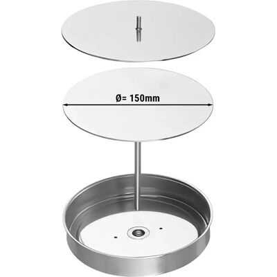 GGM Gastro Hamburger Pattyvorm - Ø 15 cm - RVS GGM Gastro Hamburger Pattyvorm - Ø 15 cm - RVS