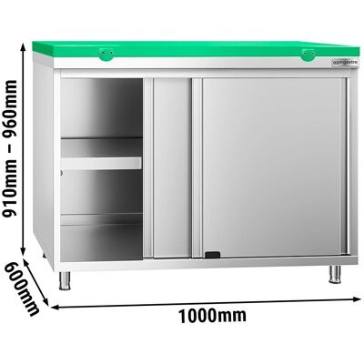 GGM Gastro - Armoire de travail en inox PREMIUM GGM Gastro - Armoire de travail en inox PREMIUM