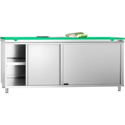 GGM Gastro - Werkkast - Groen - RVS - Premium GGM Gastro - Werkkast - Groen - RVS - Premium