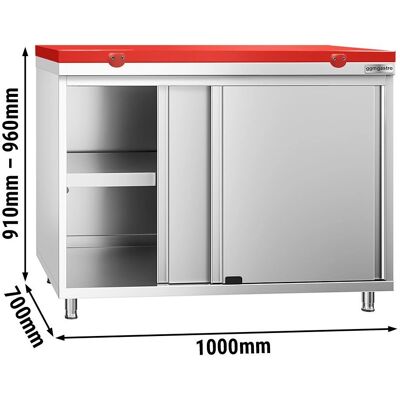 GGM Gastro - Premium Werkkast - 1000x700mm - Roestvrij staal GGM Gastro - Premium Werkkast - 1000x700mm - Roestvrij staal