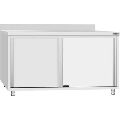 GGM Gastro Model ASFK167A Roestvrijstalen Werkkast - 1600x700mm GGM Gastro Model ASFK167A Roestvrijstalen Werkkast - 1600x700mm