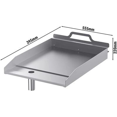 GGM Gastro - GRGWGK - Silver - Grillplaat GGM Gastro - GRGWGK - Silver - Grillplaat