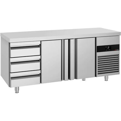 GGM Gastro PREMIUM - 1865x700mm - 2 deuren 3 lades - Koeltafel GGM Gastro PREMIUM - 1865x700mm - 2 deuren 3 lades - Koeltafel