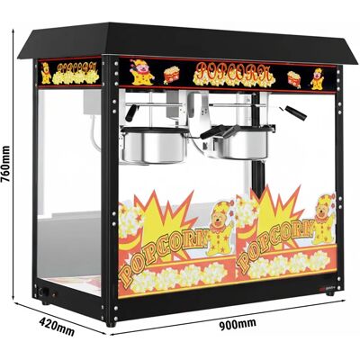 GGM Gastro - Popcornmachine - Zwart - Popcornmachine GGM Gastro - Popcornmachine - Zwart - Popcornmachine