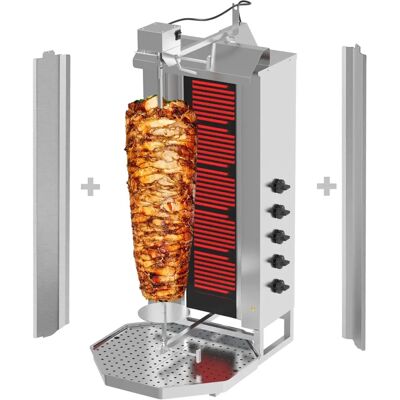 GGM Gastro - Elektrische gyros/döner grill - 5 branders - Max 80kg - CE GGM Gastro - Elektrische gyros/döner grill - 5 branders - Max 80kg - CE