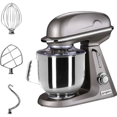 GGM Gastro - Planeetmixer - 7L - 350W - 3 accessoires - Grijs goud - Keukenapparaat GGM Gastro - Planeetmixer - 7L - 350W - 3 accessoires - Grijs goud - Keukenapparaat