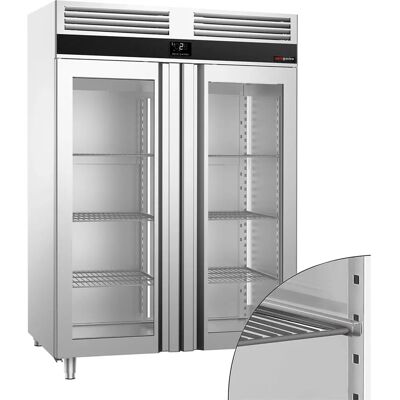 GGM Gastro - PREMIUM - GN 2/1 - 1400 liter - 2 glazen deuren GGM Gastro - PREMIUM - GN 2/1 - 1400 liter - 2 glazen deuren