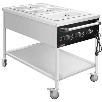 GGM Gastro - Bain-marie thermisch - 3x GN 1/1 - verstelbare temperatuur GGM Gastro - Bain-marie thermisch - 3x GN 1/1 - verstelbare temperatuur