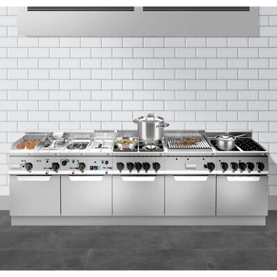 GGM Gastro Gas BBQ met lavasteen - 8 kW - Ondersteuning inbegrepen GGM Gastro Gas BBQ met lavasteen - 8 kW - Ondersteuning inbegrepen