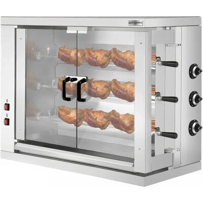GGM GASTRO - Elektrische kippengrill - 9,9kW - voor 18 kippen GGM GASTRO - Elektrische kippengrill - 9,9kW - voor 18 kippen
