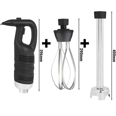 GGM Gastro Staafmixer Set - Mengstaaf van 400 mm & Klopper - 650W GGM Gastro Staafmixer Set - Mengstaaf van 400 mm & Klopper - 650W