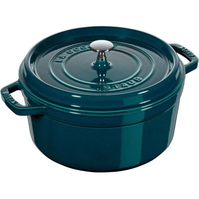 GGM Gastro - STAUB LA COCOTTE - Kookpot - Ø 280mm - Gietijzer - Marine - Frankrijk GGM Gastro - STAUB LA COCOTTE - Kookpot - Ø 280mm - Gietijzer - Marine - Frankrijk