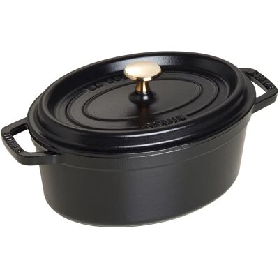 GGM Gastro - Staub La Cocotte - Ovale - 310mm - Gietijzeren Kookpot GGM Gastro - Staub La Cocotte - Ovale - 310mm - Gietijzeren Kookpot