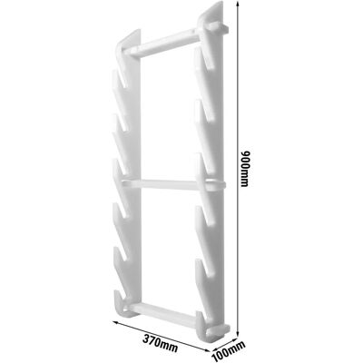 GGM Gastro Snijplankrek - Wit - 20 mm - Wandmontage - Geschikt voor 6 snijplanken GGM Gastro Snijplankrek - Wit - 20 mm - Wandmontage - Geschikt voor 6 snijplanken
