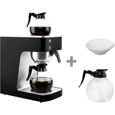 GGM Gastro Filterkoffiezetapparaat - 1,8L - 2kW - Zwart GGM Gastro Filterkoffiezetapparaat - 1,8L - 2kW - Zwart
