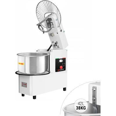 GGM Gastro Deegmenger - 42L / 38kg - 1 snelheid - Verwijderbare kom - CE GGM Gastro Deegmenger - 42L / 38kg - 1 snelheid - Verwijderbare kom - CE