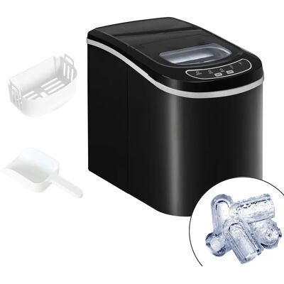 GGM Gastro - Ijsblokjesmaker Holle cilinder - Zwart - IJsblokjesmachine GGM Gastro - Ijsblokjesmaker Holle cilinder - Zwart - IJsblokjesmachine