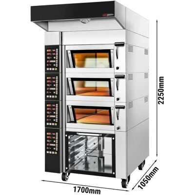 GGM Gastro - Bakkerij- & Patisserieoven - Roestvrij staal - Touch - 3 kamers GGM Gastro - Bakkerij- & Patisserieoven - Roestvrij staal - Touch - 3 kamers